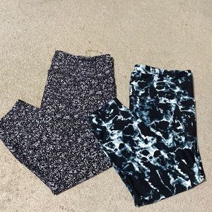 Two Pair Old Navy Active Leggings 3X